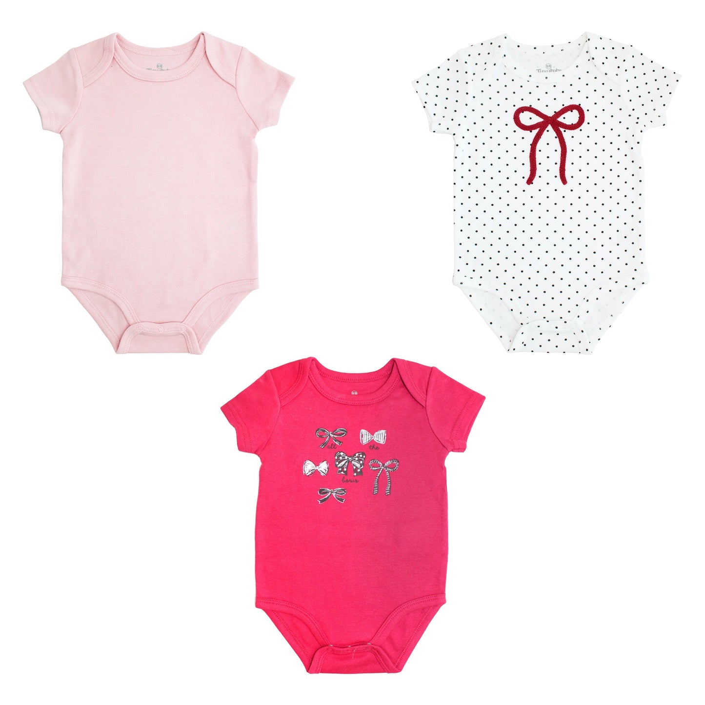 Body M/ Corta P/ Bebe 3pk