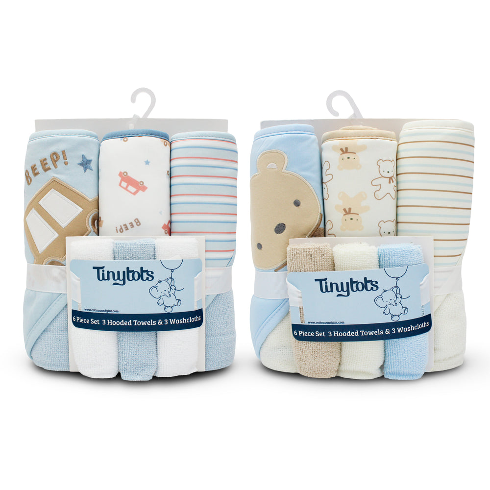 Set de toallas P/ Bebe 6pzs