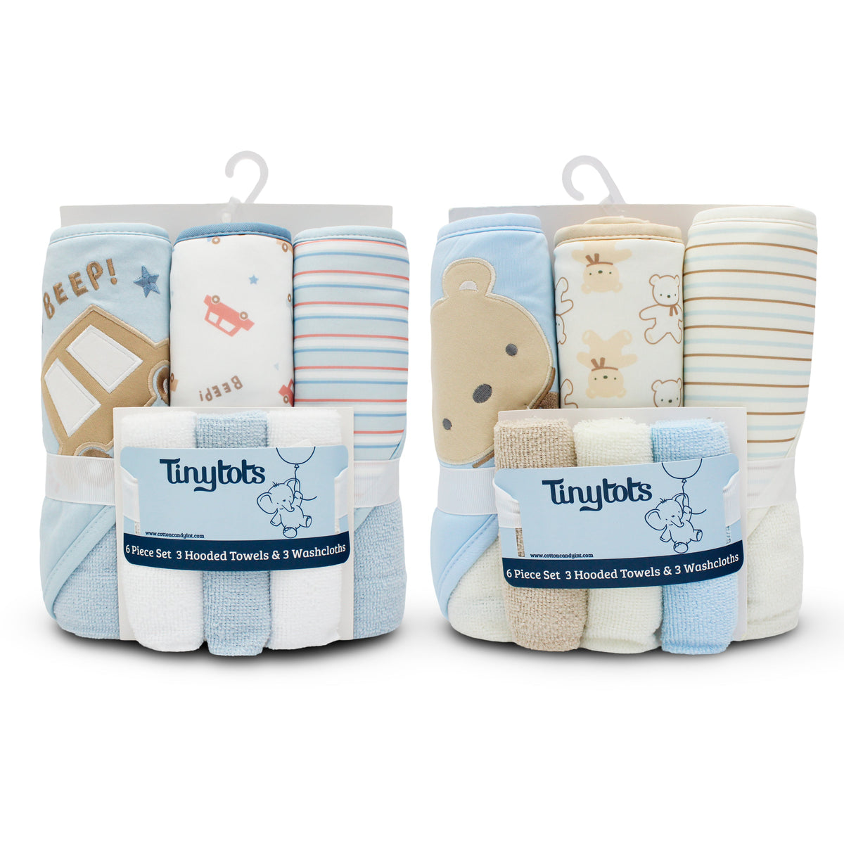 Set de toallas P/ Bebe 6pzs