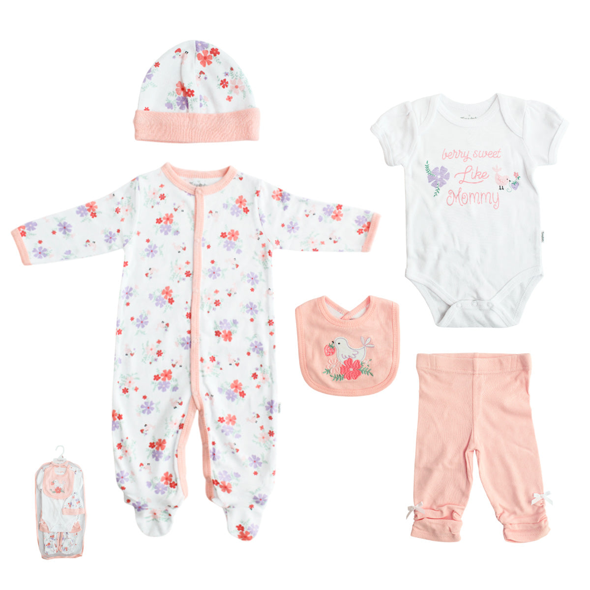 Conjunto Body P/ Bebe 5pzs