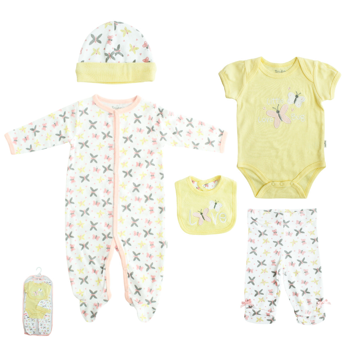 Conjunto Body P/ Bebe 5pzs