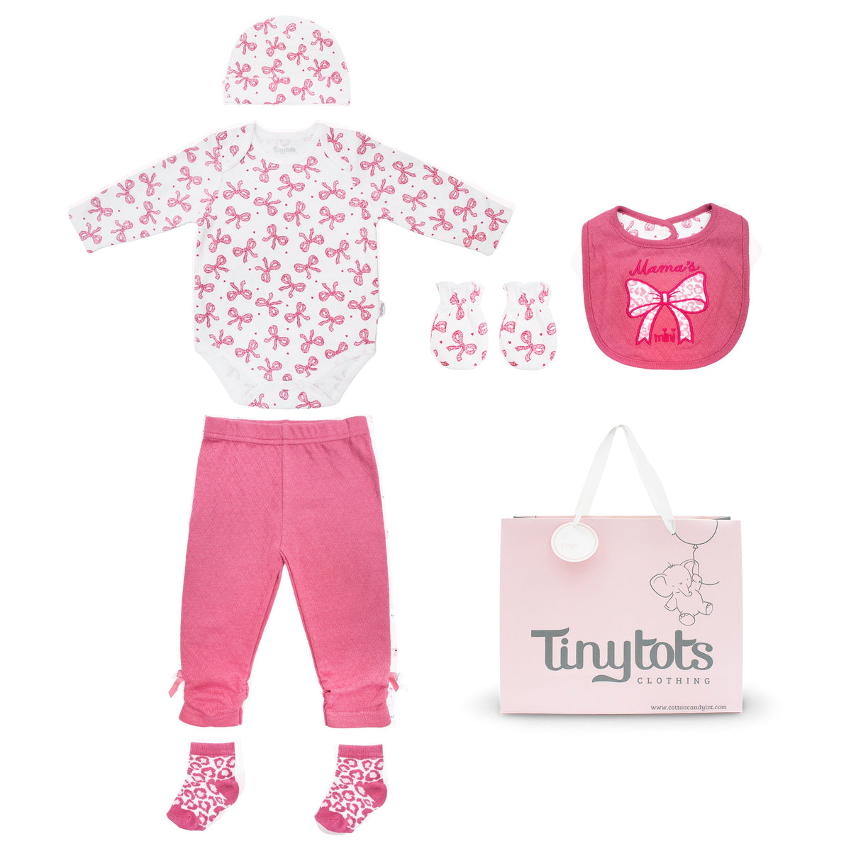 Body +Gorro+Babero+pantalon+Mitones