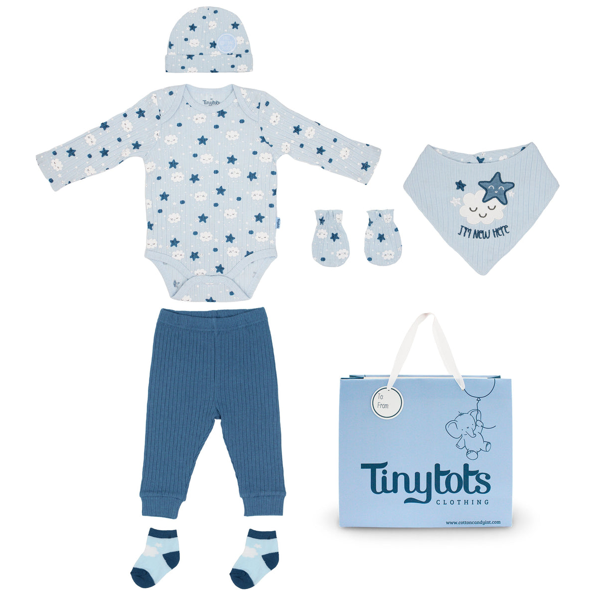 Body +Gorro+Babero+pantalon+Mitones