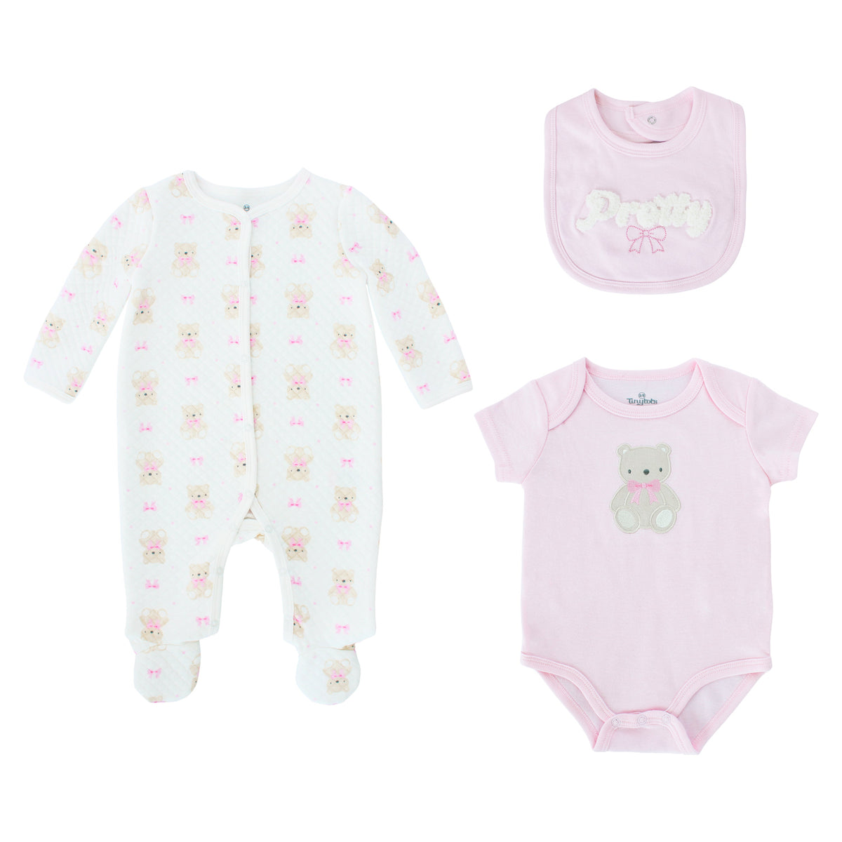 Conjunto Body M / Larga P/ Bebe 3pzs