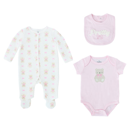 Conjunto Body M / Larga P/ Bebe 3pzs