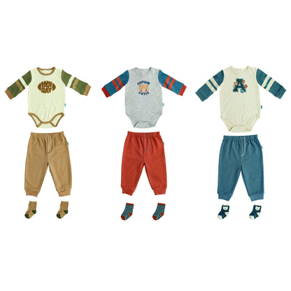 Sueter + pantalon largo + medias