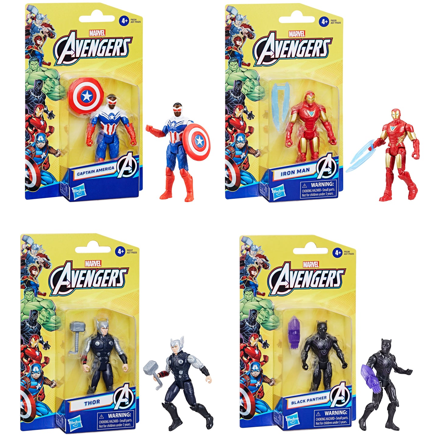Avengers Figura de 4 pulgadas Capitán América Sam Wilson