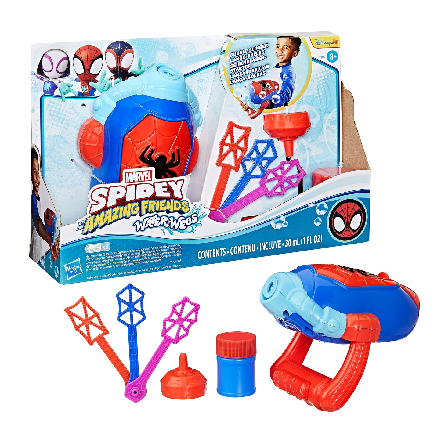 Spidey Lanzador de Burbujas