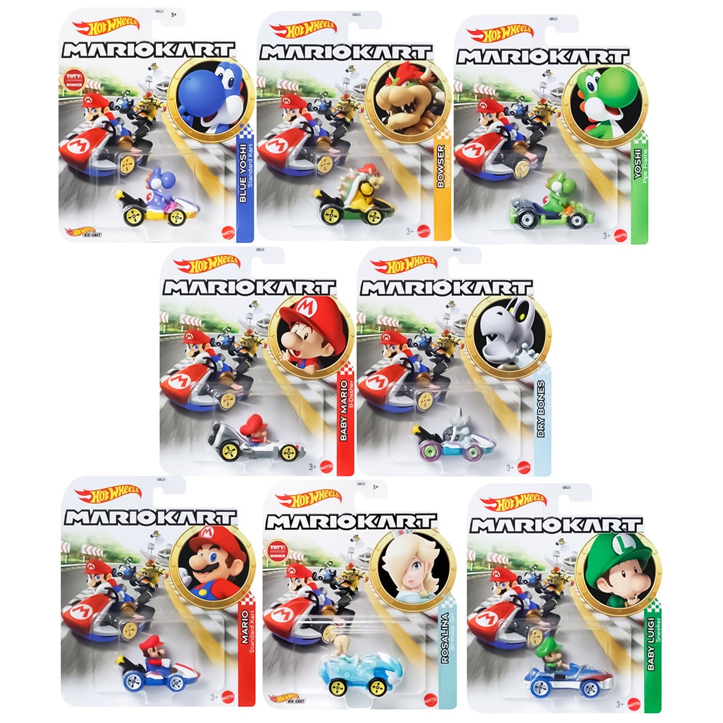 Carros de personajes Mario Bros