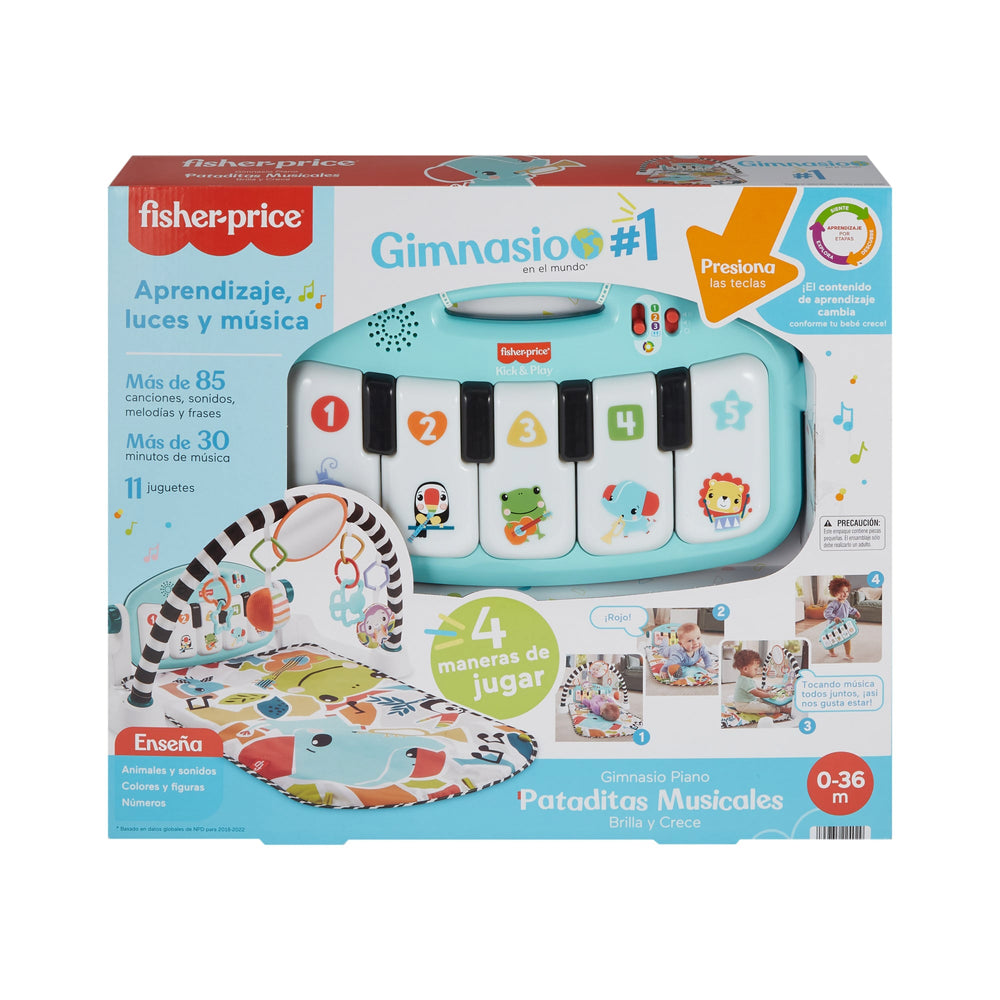 Gimnasio Piano Azul Pataditas Musicales Fisher Price