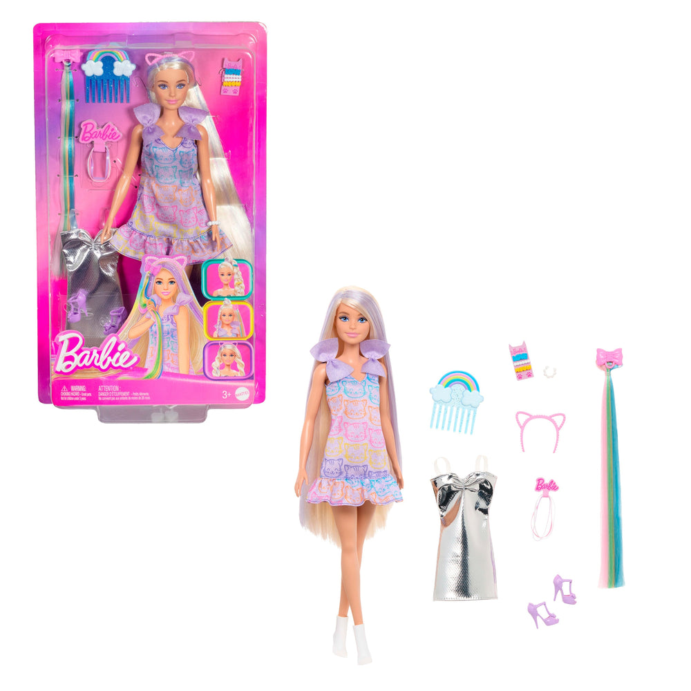 Barbie Pelo Divertido y Elegante