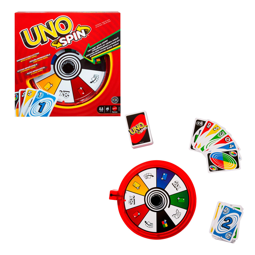 Juego de cartas Uno-Spin