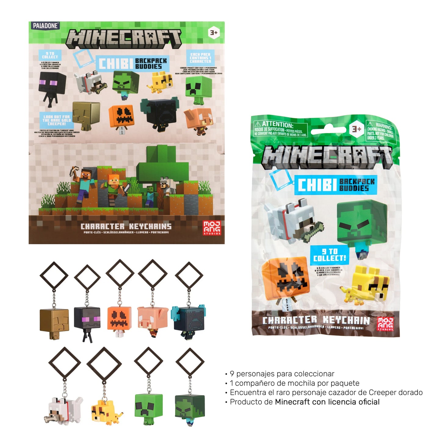 Llaveros Animados Minecraft