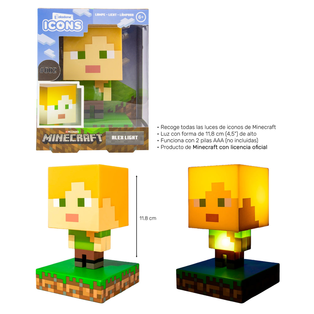 Lampara Alex Minecraft