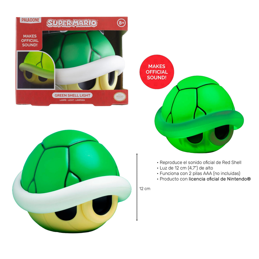 Lampara con Sonido Caparazón verde