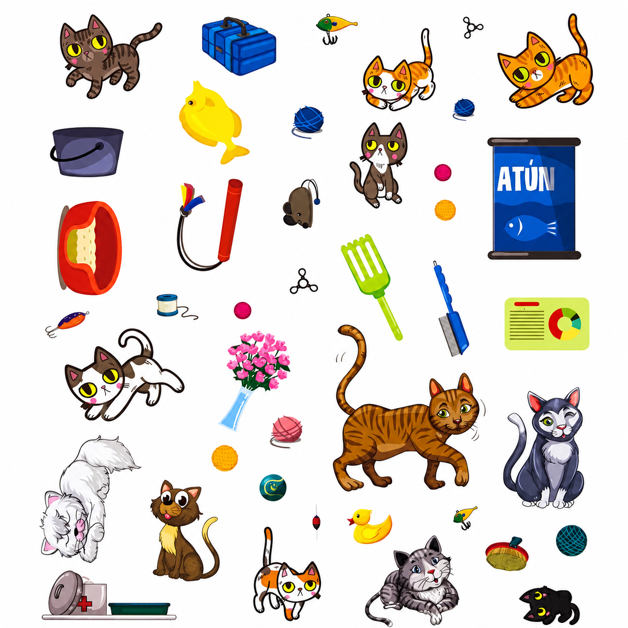 A JUGAR  CON GATITOS