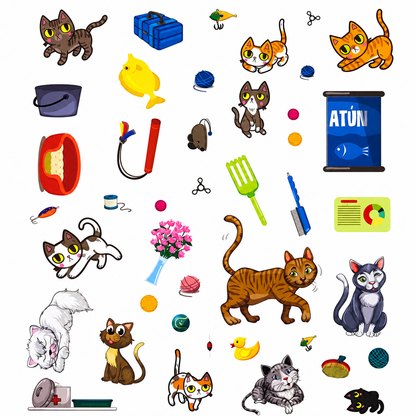 A JUGAR  CON GATITOS